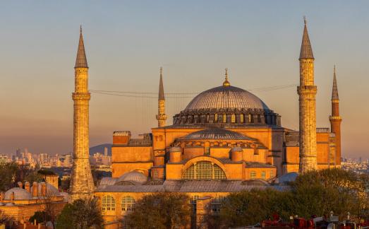 Hagia Sophia at sunset