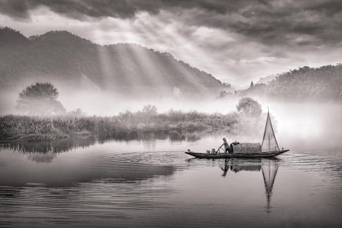 Sailing in the morning