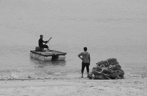 Fishing boats at sea 43