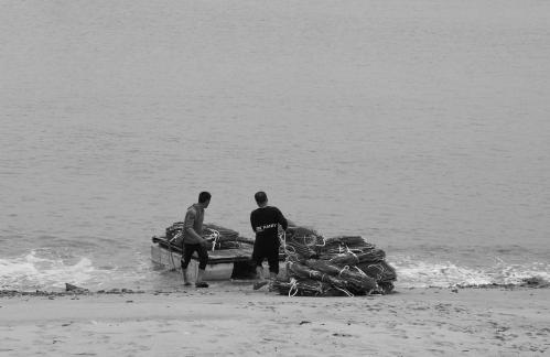 Fishing boats at sea 44