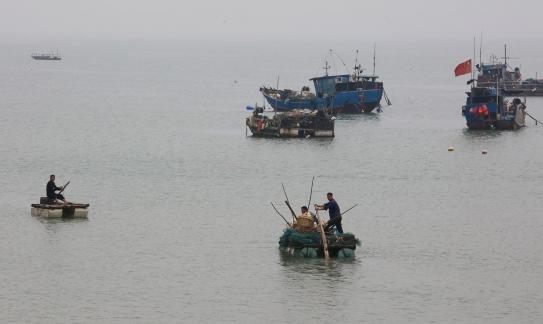 Fishing boats at sea 37