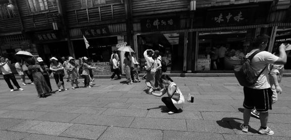 Watchman in front of the door 12