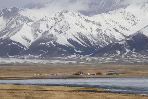 Seeing the snow capped mountains 7