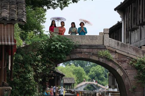 Crossing the Water Town Bridge 9