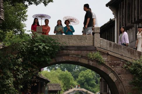 Crossing the Water Town Bridge 10