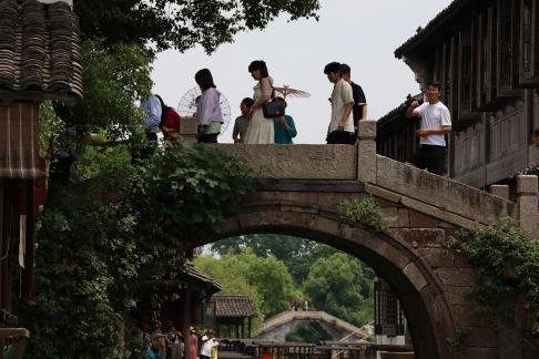 Crossing the Water Town Bridge 11