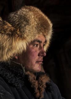 Young Kazakh Fur Hat