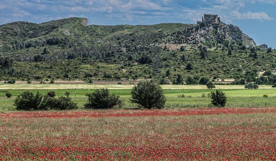 Paysage colore a Eygieres