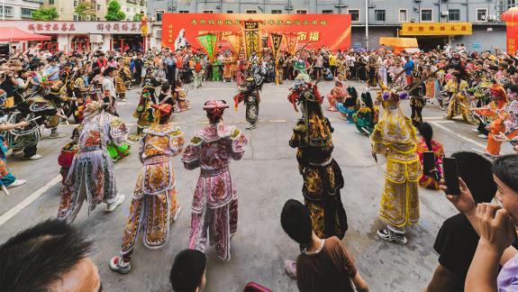 The celebration of Mazu Day A