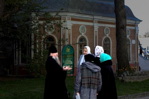 The pastor of Trinity Monastery