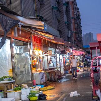 A corner of the night market