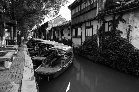 Small boat on the shore