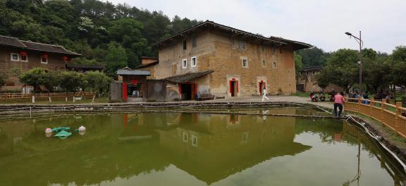 Earth house wooden building 10