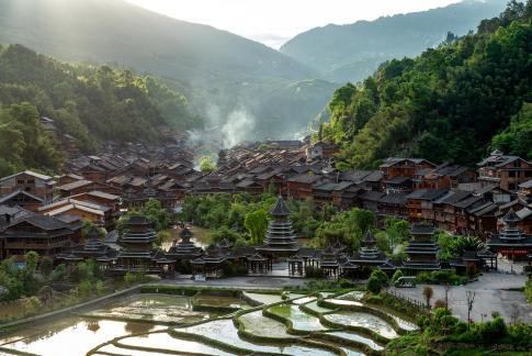 The Morning of a Miao Village