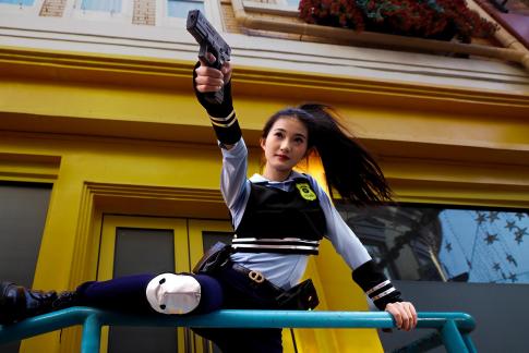 Rabbit police officer