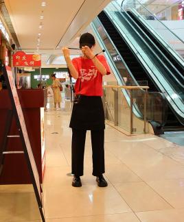 Strolling around the mall 34