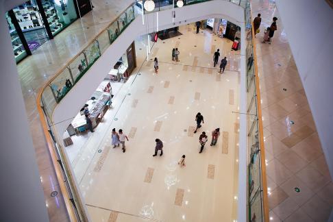 Strolling around the mall 35