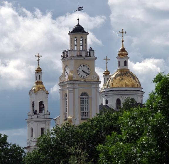The golden domes of Vitebsk