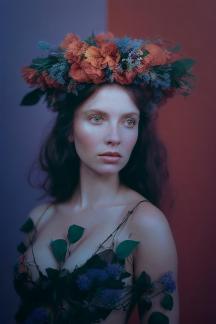 Flowers and a Maiden 6