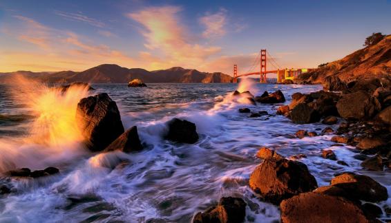 Golden Gate Bridge at Sunset 201122