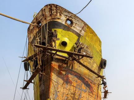 Shipyard workers