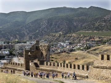 Genoese fortress Sudak Crimea