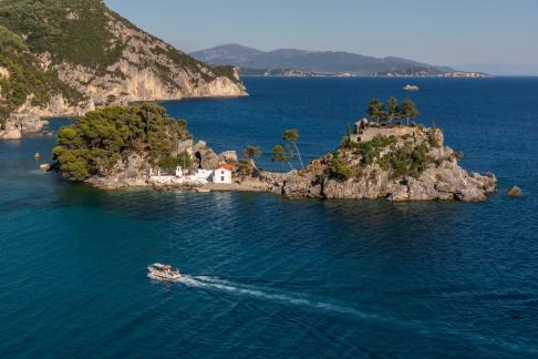 PARGA ISLAND FROM ABOVE