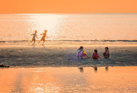 Playground Before High Tide 