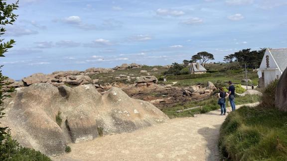 Stone scene of Perros-Guirec