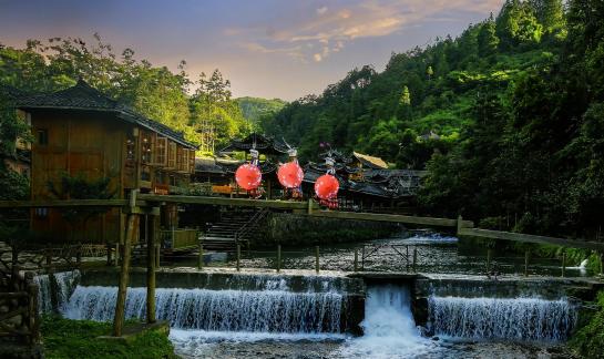 The Ancient Bridge of Miao Village