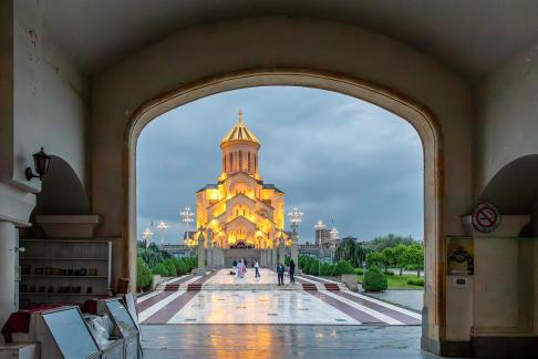 Entrance to cathedral