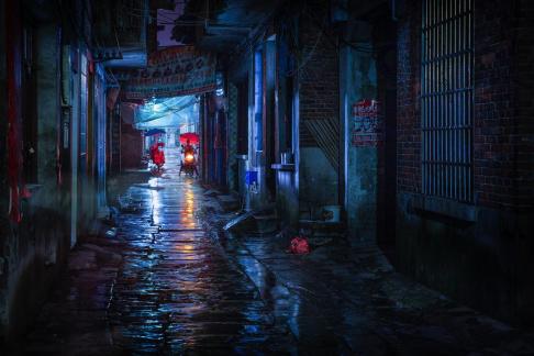 Rainy night