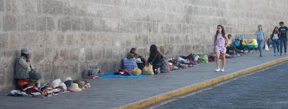 Street traders Arequipa