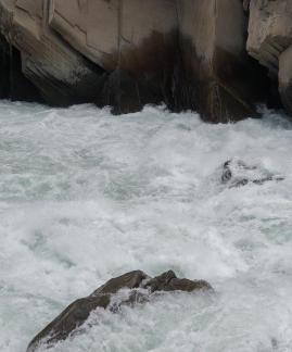 Angry waves of the river 12