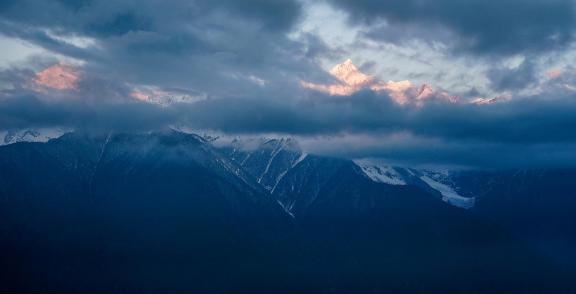 Cloud Cliff Dawn View 2