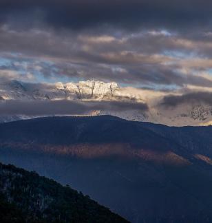 Cloud Cliff Dawn View 4
