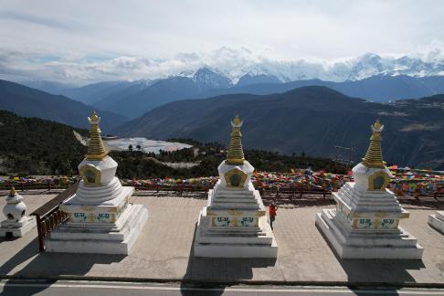 Snowy Mountain Stupa 1