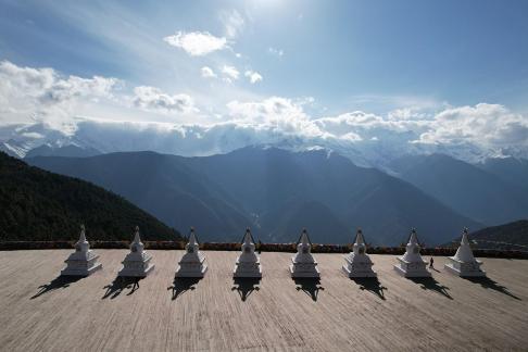 Snowy Mountain Stupa 3