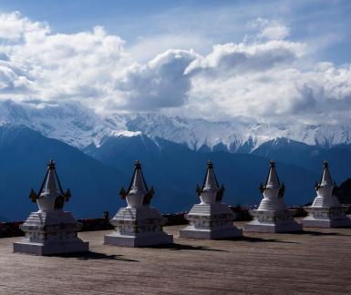 Snowy Mountain Stupa 16