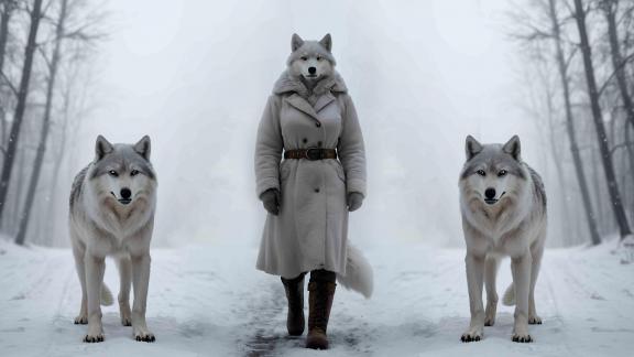 AI Dance with the wolf 0042