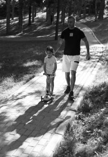 Father and daughter