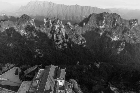 Green mountains and red forests 6