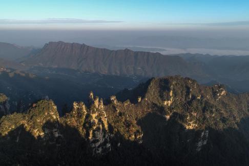 Green mountains and red forests 10