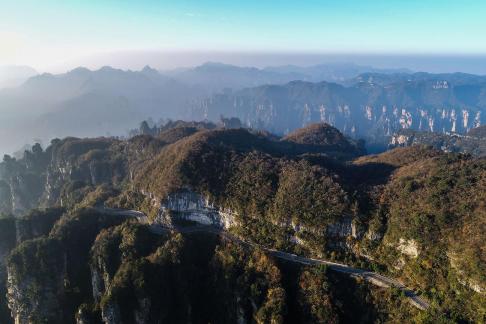 Green mountains and red forests 13