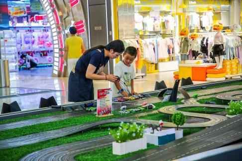 Strolling around the mall 64